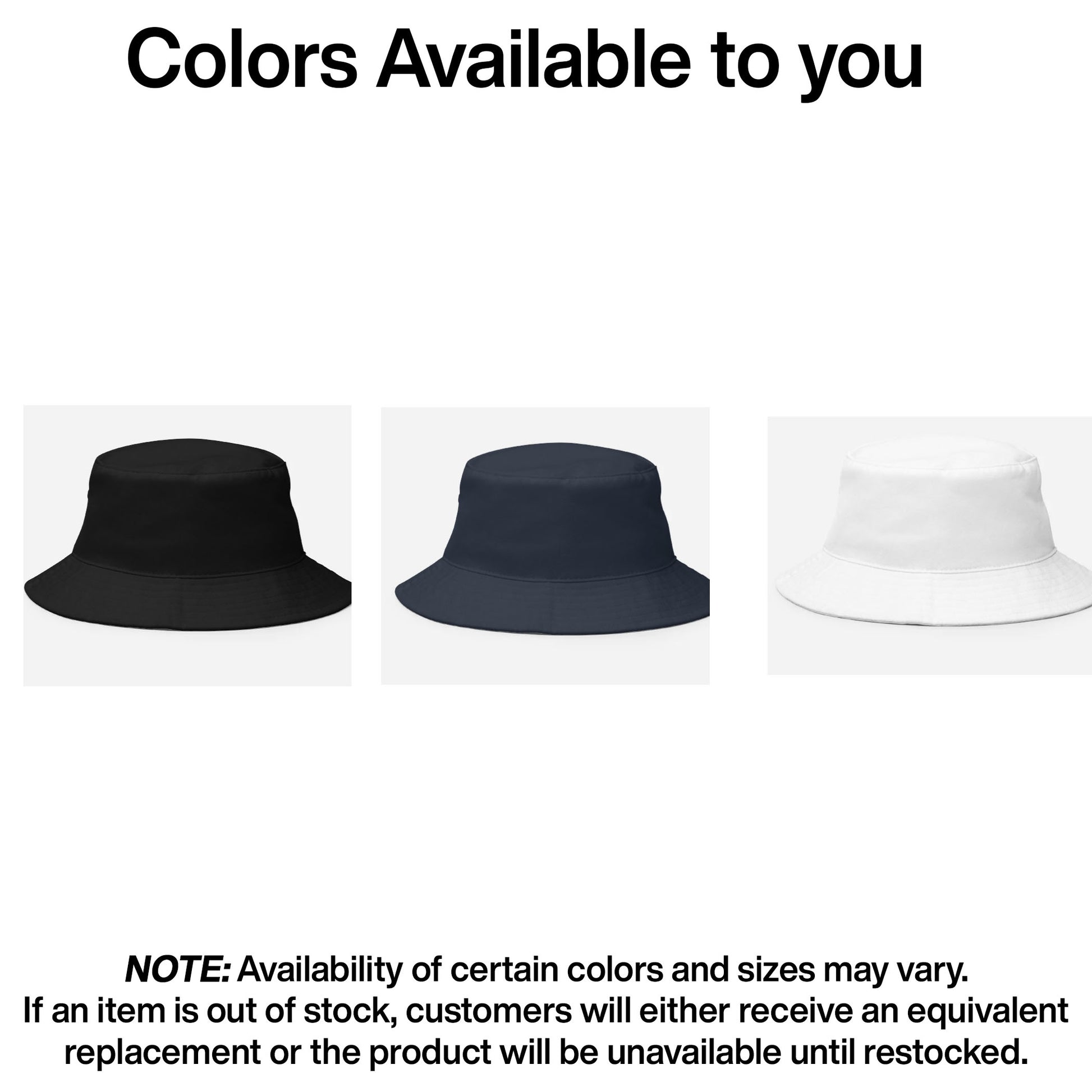 $ - Bucket Hat I Big Accessories BX003